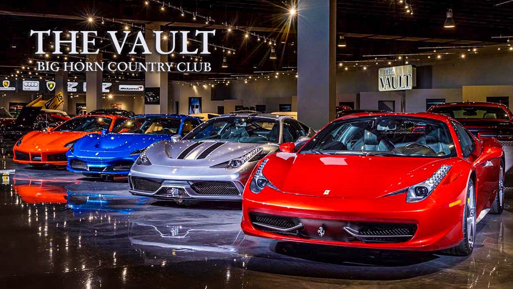 The Vault Car Club Entertains At The Big Horn Country Club In Palm Springs, California