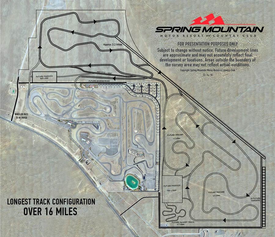 The race track at Spring Mountain 