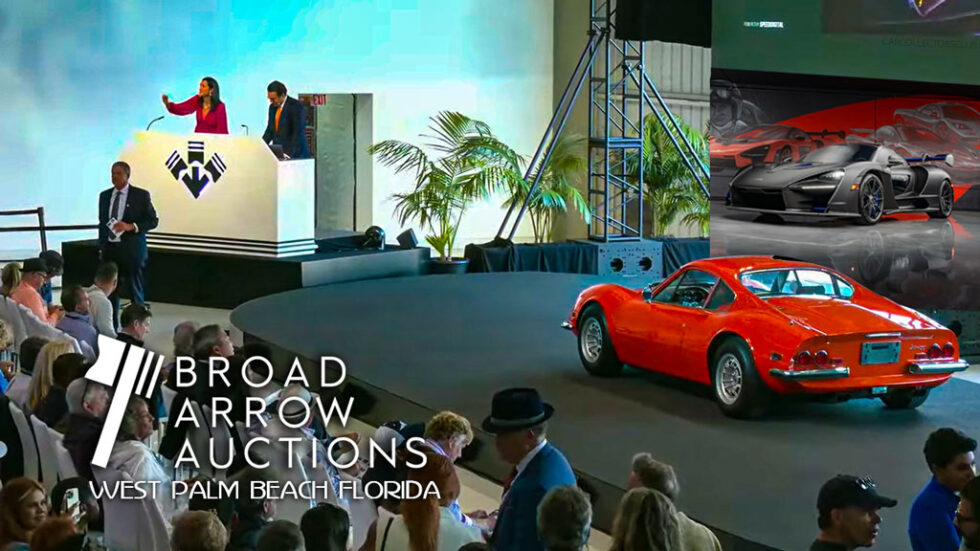 Watch LIVE Broad Arrow Auction Over 150 Pristine Collector Cars From