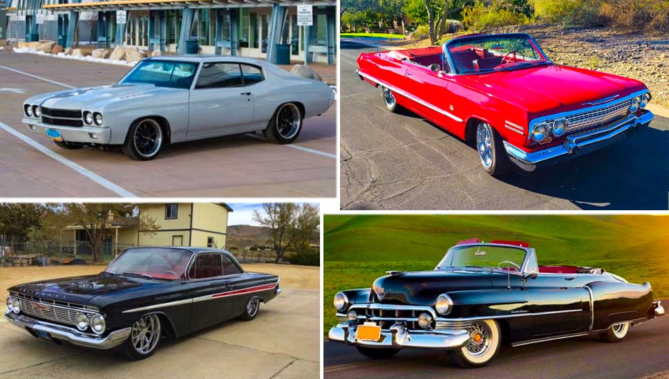 Four Classic Cars to come under the auctioneer's hammer will be this 1970 Chevrolet Chevelle 2 Door, 1961 Chevrolet Impala Hardtop, 1970 Chevrolet Chevelle 2 Door and a 1950 Cadillac 62 Convertible.
