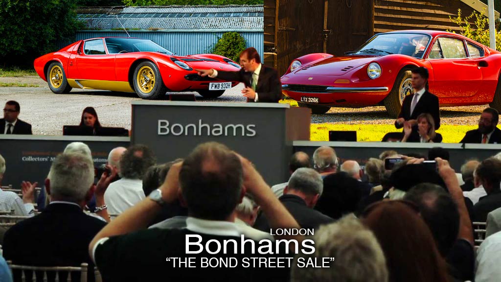 Bonhams Bond Street Classic Car Auction In London, UK