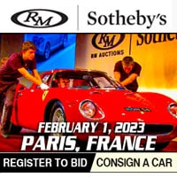 RM Sothebys Auto Auction Paris France
