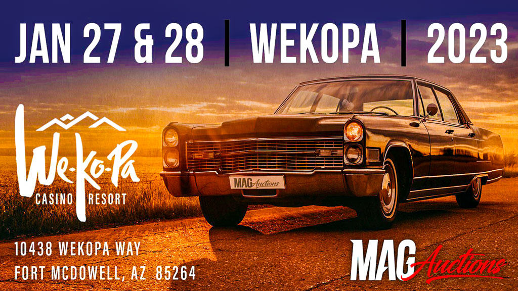 Mag Auction Car Collections at WE-KO-PA CASINO RESORT 10438 WeKoPa Way, Fort McDowell, Arizona 85264