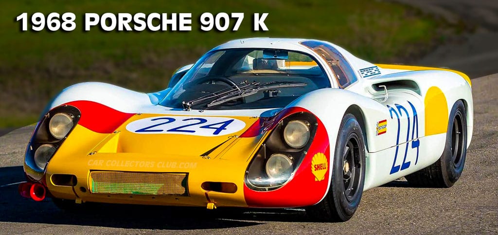 1968 Porsche 907 K race car
