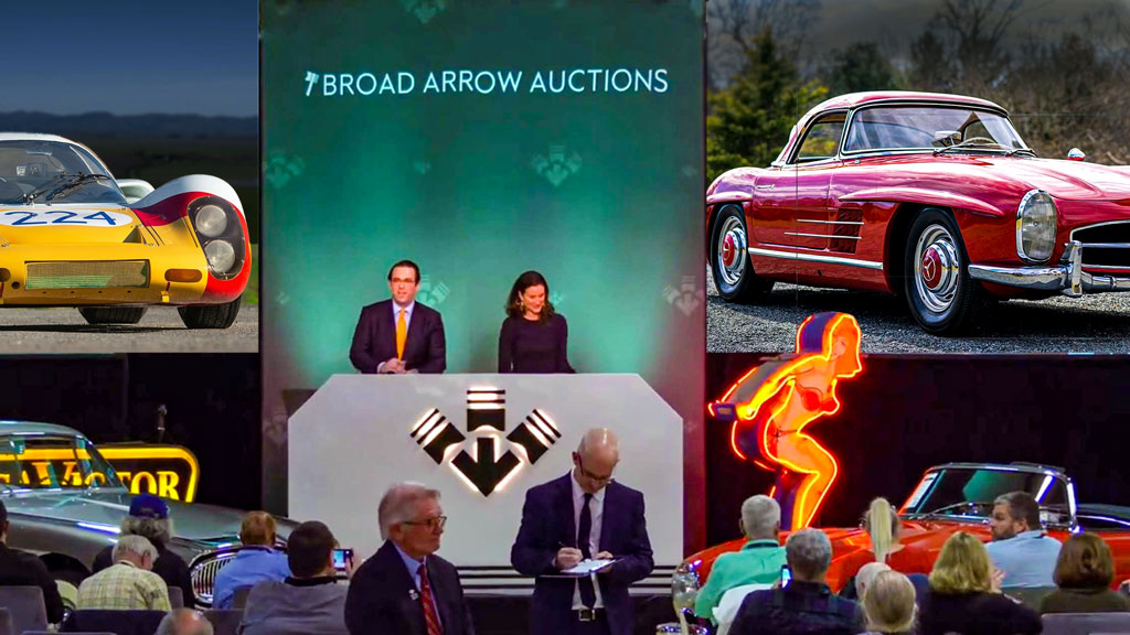The Broad Arrow Will Auction Over 100 Vintage Cars At The Amelia Island Concourse In Fernandina Beach, FL On March 4, 2023
