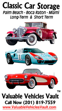 Classic Collectible Car Storage From Valuable Vehicles Vault Boca Raton Palm Beach