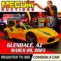 Mecum Auction for for collectors in Glendale Arizona March 28, 2023