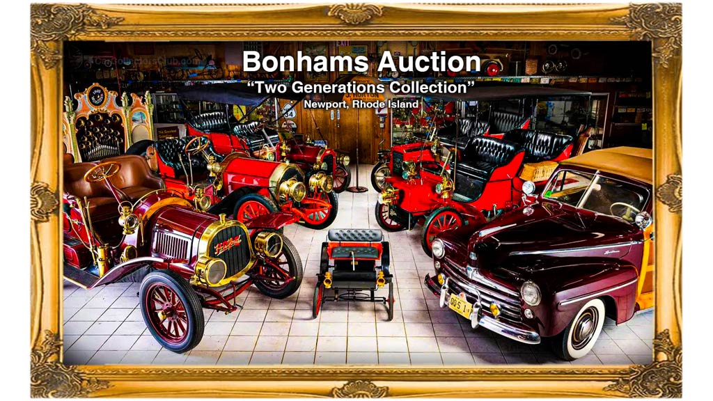 Bonhams Comes to Historic Newport, Rhode Island, For A “Two Generations Collection” Auction With 35 Historic Vehicles On April 29, 2023