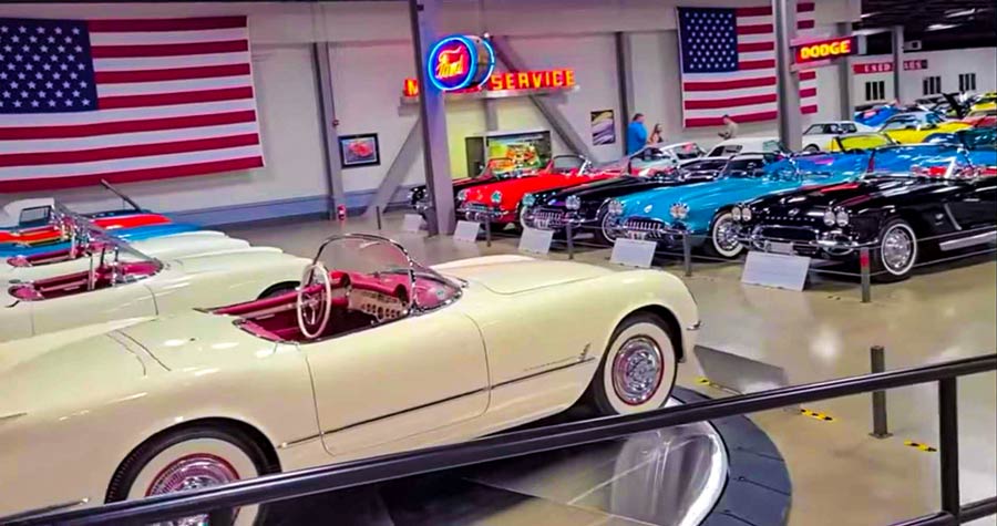 1953 and 1954 collection of cars.
