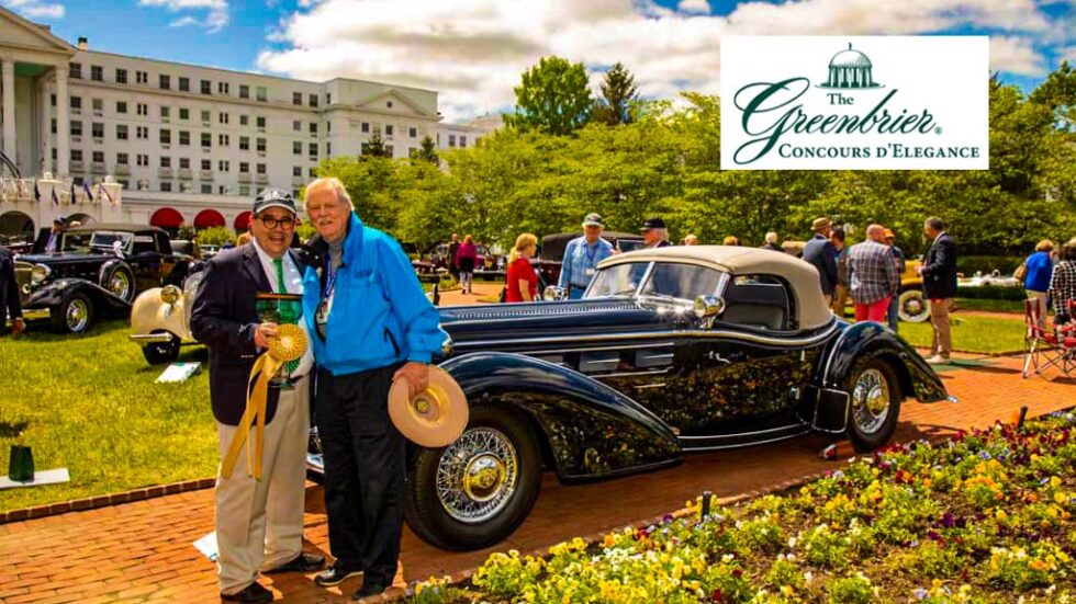 The Greenbrier Concours d'Elegance To Feature 100+ Classic Cars At The