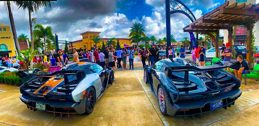 Supercar Saturday's Car Show at The Seminole Hard Rock Hotel in Miami 