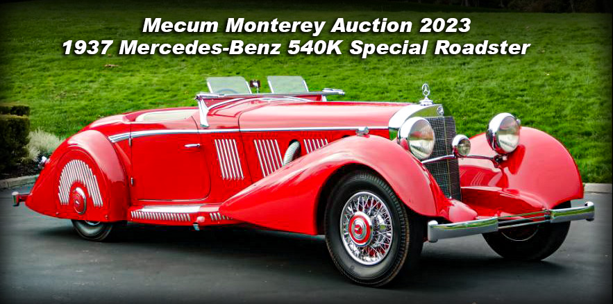 extremely rare 1937 Mercedes-Benz 540K Special Roadster Car