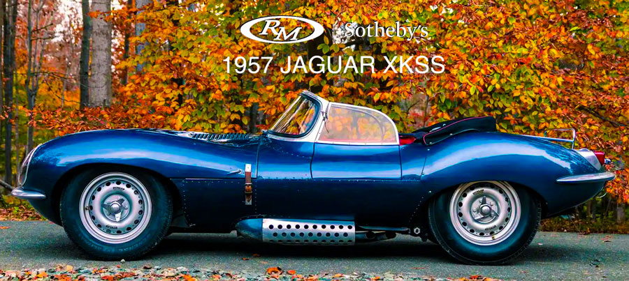 1957 Jaguar XKSS is up for auction