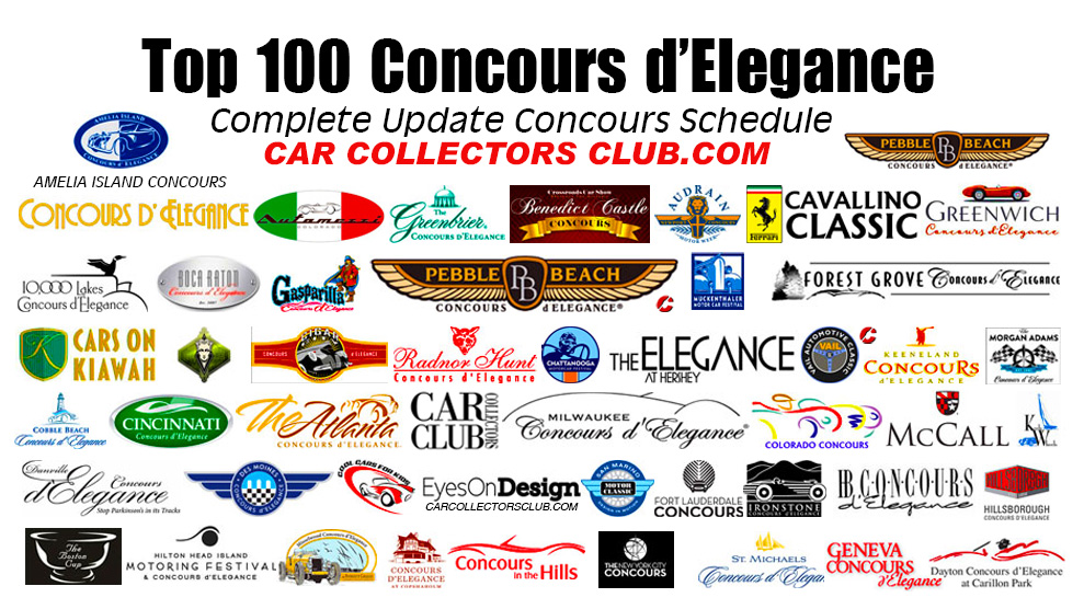 The 2024 Top 100 Concours d’Elegance Calendar And Schedule – All Dates and Times Included