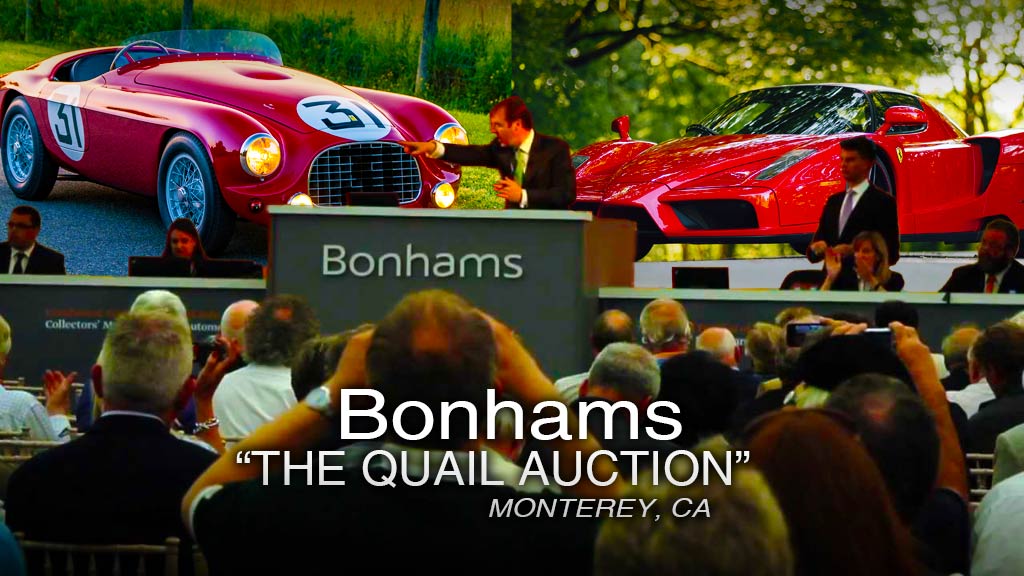 Bonham's Classic Car Auction During Monterey Car Week at The Quail Lodge & Golf Club August 18, 2023