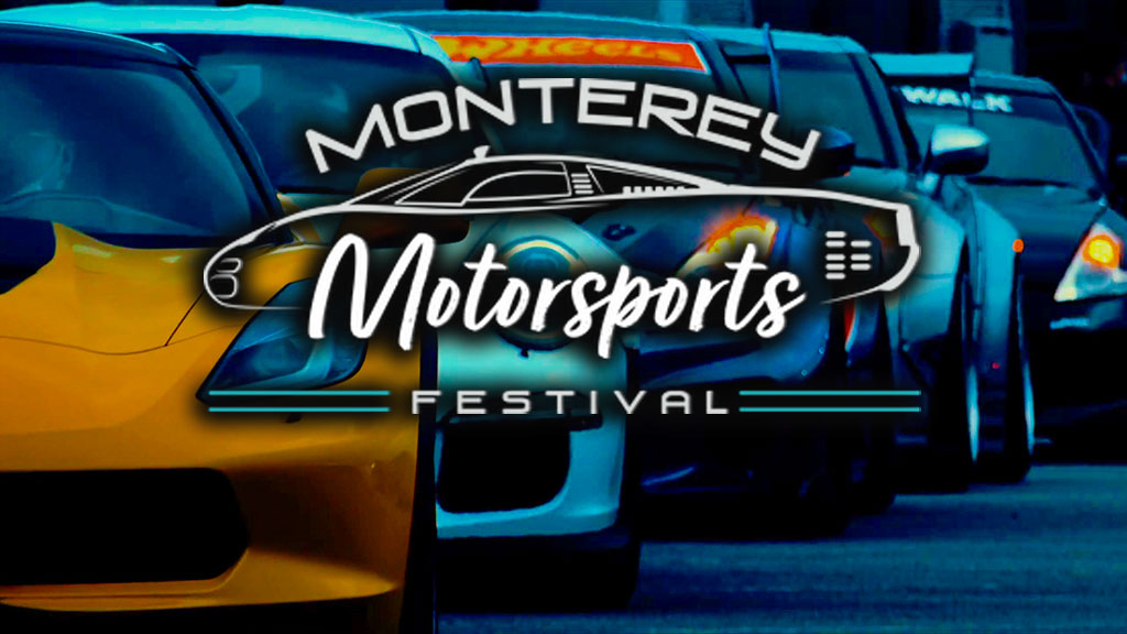 Exotic sports cars at the Monterey Motorsports Festival