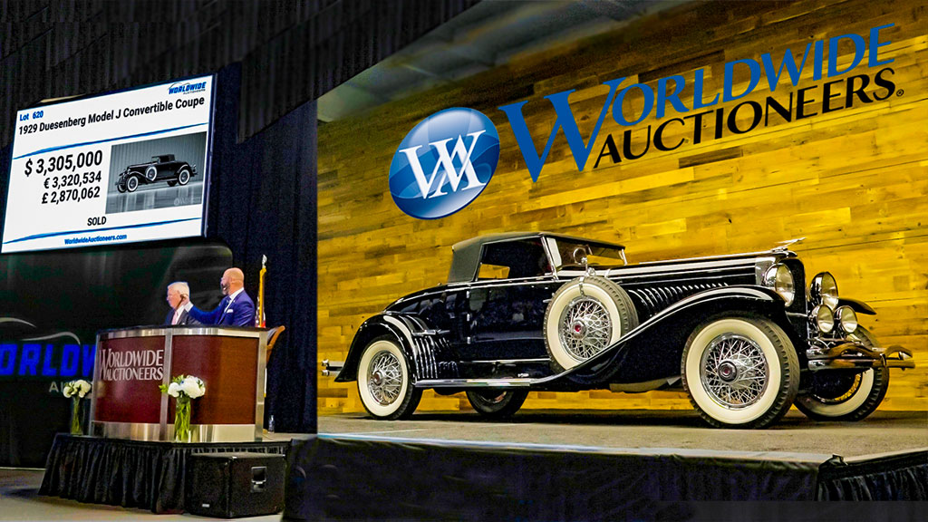 Worldwide Auctioneers Auburn Cars and Ticket Schedule Sale September 2023