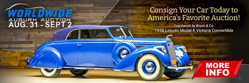 Watch Worldwide Auctioneers Streaming Live as They Sell Over 150 Vintage Vehicles