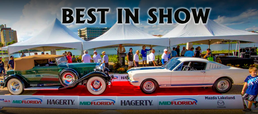 Best of Show winners werre a 1932 Packard 903 Deluxe Victoria and a 1965 Shelby GT350