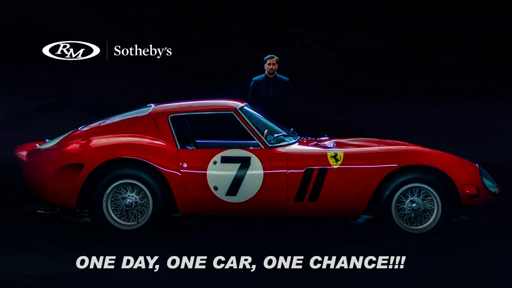 RM Sothebys to auction a 1962 Ferrari 330 LM / 250 GTO by Scaglietti on November 13, 2023