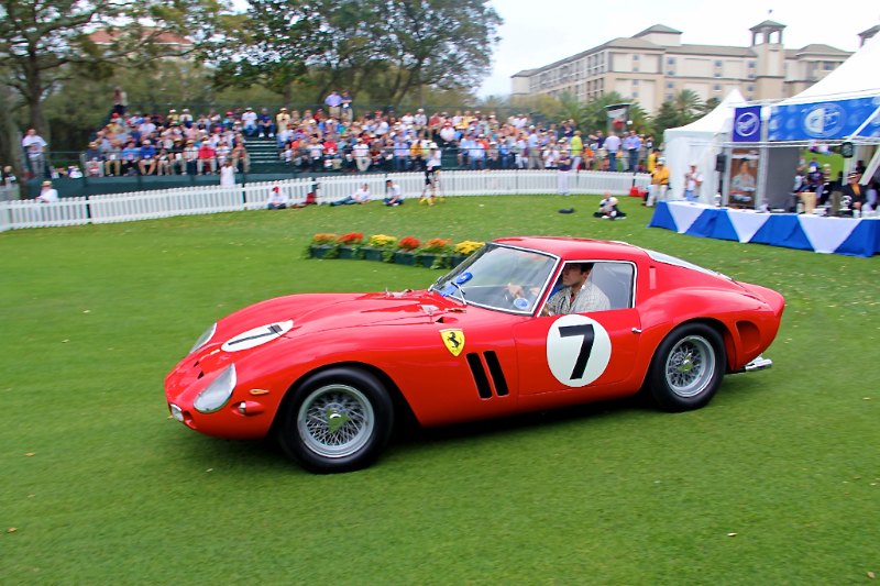 2012 Amelia Island Concours Winner a 1962 Ferrari 330 LM,