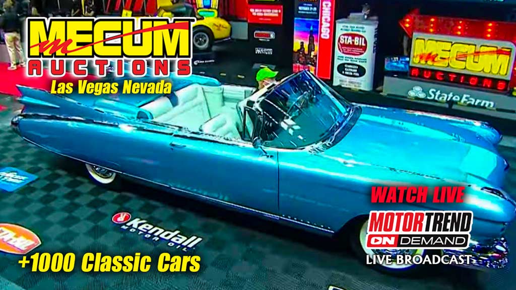 Watch Mecum Streaming Live Broadcast From The Las Vegas Convention Center