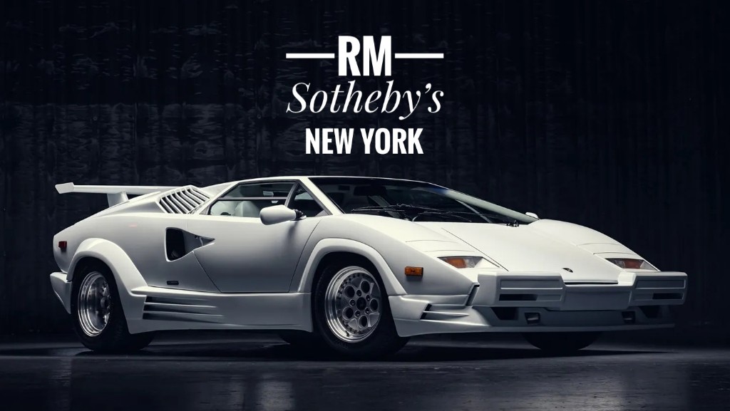 LAMBORGHINI COUNTACH AT RM Sotheby’s Auction New York December 2023