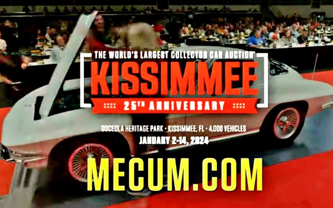Watch Mecum Auction Streaming Live From Kissimmee Hammer Out +4000 Vehicles January 2-14, 2024