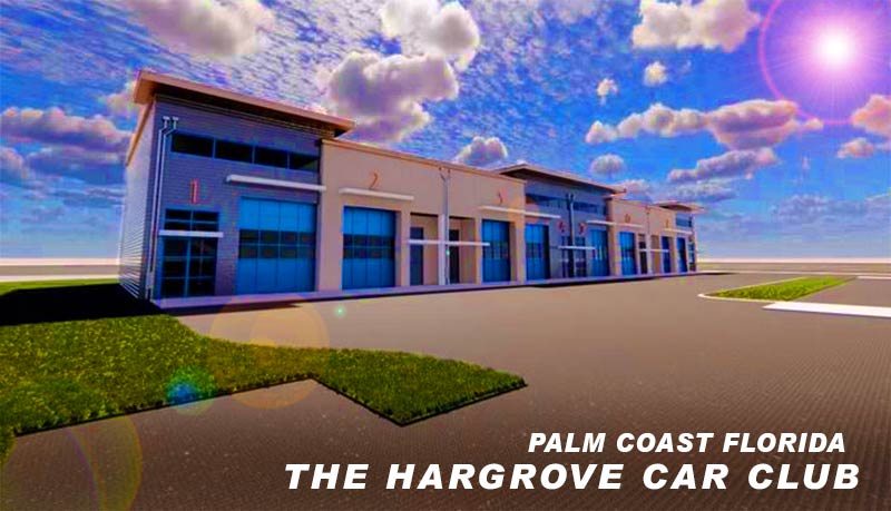 outside the Hargrove Car Club and Car Storage First Building 