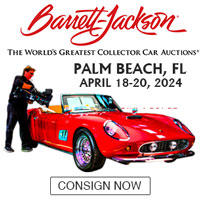 Vintage vehicle for Barret Jackson Auction Auction advertisement