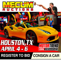 Watch Mecum Auction Live Broadcast From The NRG Center In Houston, TX (April 4-6, 2024)