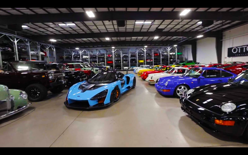 Inside the OTTO Car Club's state-of-the-art storage warehouse