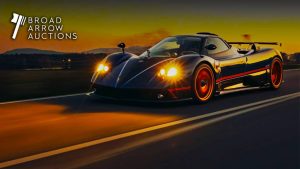 Broad Arrow Auction Cosa Mesa feastures this 2018 Pagani Zonda Unica
