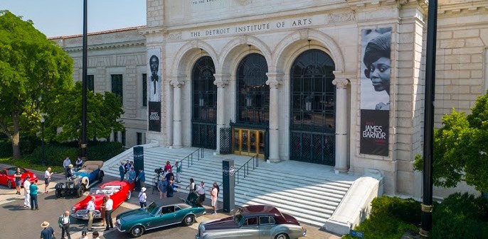 Detroit Concours dElegance 2023 at Detroit Institute of Arts (DIA) on Woodward Downtown Detroit