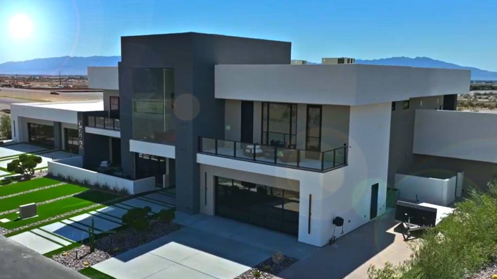 A stunning modern residence at Spring Mountain Estates near Las Vegas