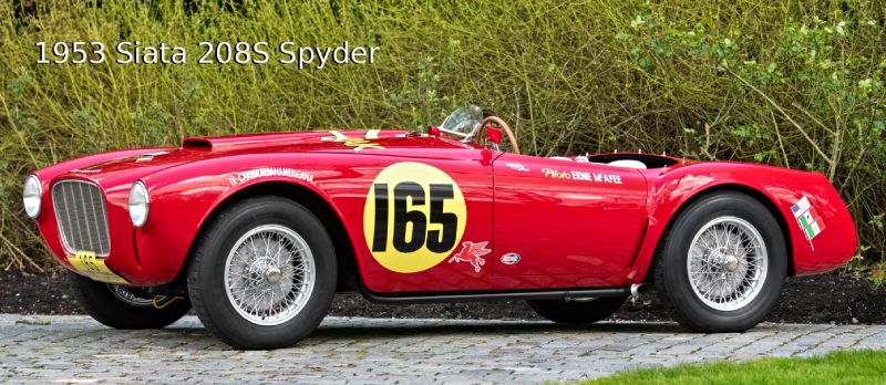 Steve McQueens 1953 Siata 208S Spyder