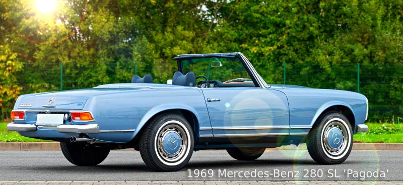 1969 Mercedes-Benz 280 SL Pagoda Collector Car