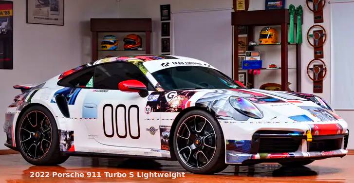 2022 Porsche 911 Turbo S Lightweight race car up for auction