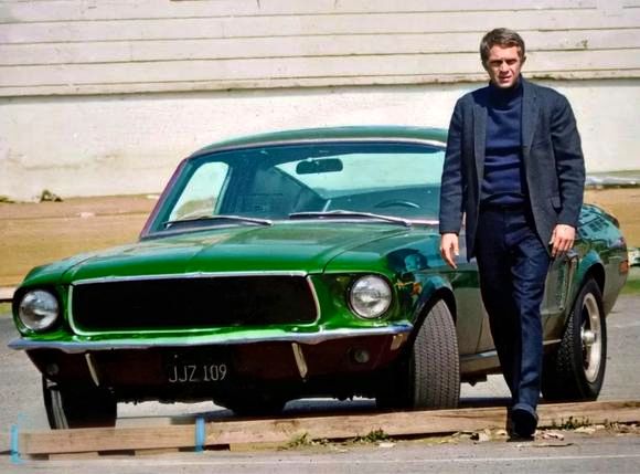 Steve McQeens 1968 Ford Mustang GT Fastback From his movie called 'Bullitt'