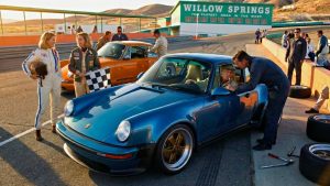 Willow Springs Raceway with Steve McQueen Driving
