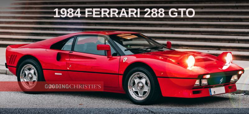 1984 Ferrari 288 GTO Coachwork by Scaglietti