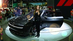 Girl Showing Detroit Auto Show 2026