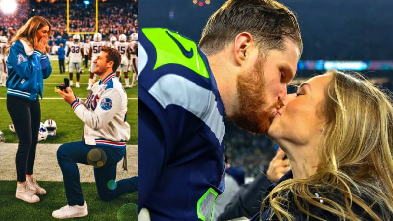 Sam Darnold and Katie Hoofnagle