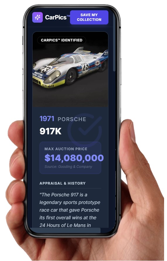 CarPics App for Identifying Vehicles Form An Image or Picture