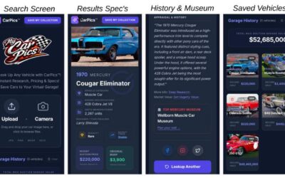 New CarPics Exclusive AI App Lets Collectors Identify Any Car, Research Its History and Value, and Save It to a Virtual Garage